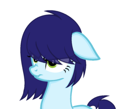 Size: 798x701 | Tagged: safe, artist:sapphireartemis, oc, oc only, oc:sapphire skies, pegasus, pony, female, floppy ears, mare, scrunchy face, simple background, solo, transparent background