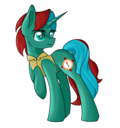 Size: 2371x2529 | Tagged: safe, artist:blocksy-art, oc, oc only, oc:mysty glimmer, pony, unicorn, clothes, female, high res, mare, simple background, solo, transparent background, vest