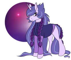 Size: 540x460 | Tagged: safe, artist:kxttponies, oc, oc only, oc:aishe, pony, unicorn, clothes, female, mare, solo