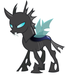 Size: 2316x2589 | Tagged: safe, artist:durpy, changeling, a canterlot wedding, g4, high res, scowl, simple background, solo, transparent background, vector