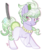 Size: 787x932 | Tagged: safe, artist:mallowglitz, oc, oc only, oc:mojito, original species, closed species, cocktail colt, female, mare, simple background, solo, transparent background