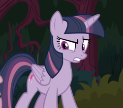 Size: 1063x936 | Tagged: safe, screencap, mean twilight sparkle, alicorn, pony, g4, the mean 6, clone, confused, cropped, female