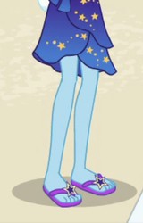 Size: 717x1119 | Tagged: safe, screencap, trixie, equestria girls, equestria girls specials, g4, my little pony equestria girls: better together, my little pony equestria girls: forgotten friendship, feet, flip-flops, legs, pictures of legs