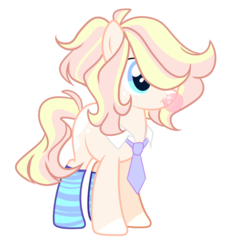 Size: 3564x3951 | Tagged: safe, artist:iheyyasyfox, artist:milkteasour, oc, oc only, earth pony, pony, base used, bubblegum, clothes, female, food, gum, high res, mare, necktie, simple background, socks, solo, transparent background