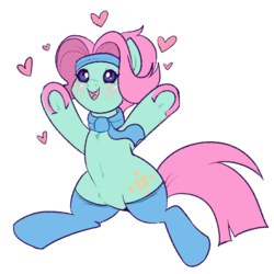 Size: 744x744 | Tagged: safe, artist:lulubell, oc, oc only, oc:💚, earth pony, pony, clothes, female, mare, socks