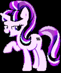 Size: 1722x2058 | Tagged: safe, starlight glimmer, pony, g4, 8-bit, digital art, equal cutie mark, female, looking at you, s5 starlight, solo