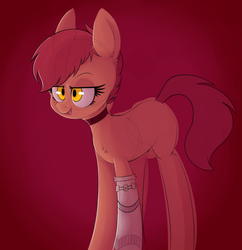 Size: 1252x1292 | Tagged: safe, artist:mkpandabear, oc, oc only, unnamed oc, earth pony, pony, solo, tongue out