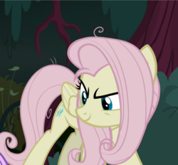 Size: 1010x938 | Tagged: safe, screencap, mean fluttershy, pony, g4, the mean 6, clone, cropped, evil grin, female, grin, smiling, solo focus