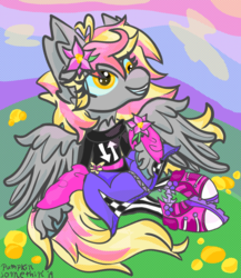 Size: 992x1142 | Tagged: safe, artist:m0nster-c00kie, artist:pumpkin-somethin-art, derpy hooves, pony, equestria girls, g4, life is a runway, clothes, converse, female, shoes, solo