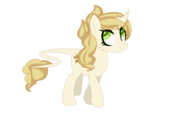 Size: 627x422 | Tagged: safe, artist:dancing-sparks, sweet biscuit, pony, unicorn, g4, base used, curved horn, horn, leonine tail
