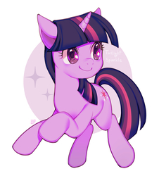 Size: 2056x2278 | Tagged: safe, artist:komiruu, twilight sparkle, pony, unicorn, g4, cute, female, high res, mare, solo, twiabetes, unicorn twilight