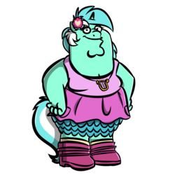 Size: 1024x1024 | Tagged: safe, artist:witchtaunter, lyra heartstrings, anthro, g4, boots, clothes, crossover, cursed image, equestria girls outfit, family guy, female, jewelry, male, meme, necklace, peter griffin, shitposting, shoes, simple background, skirt, solo, this is epic, transparent background, wat, what has science done, where is your god now?, why