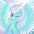 Size: 2300x2310 | Tagged: safe, artist:twiontheline, fleetfoot, pegasus, pony, g4, :p, blushing, chest fluff, cute, diafleetes, ear fluff, female, heart eyes, high res, one eye closed, silly, solo, spread wings, tongue out, two toned wings, wingding eyes, wings, wink