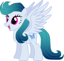 Size: 2943x2822 | Tagged: safe, artist:shadymeadow, oc, oc only, oc:swarmdra, pegasus, pony, disguise, disguised changeling, female, high res, mare, simple background, solo, transparent background
