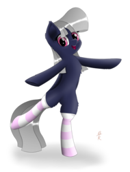 Size: 1600x2100 | Tagged: safe, artist:bloody-roger, oc, oc only, oc:sealed seal, earth pony, pony, bipedal, clothes, simple background, socks, solo, striped socks, transparent background