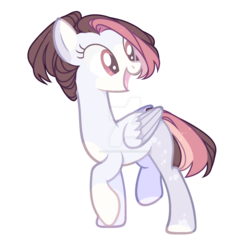 Size: 1280x1248 | Tagged: safe, artist:maddeadunicorn, oc, oc only, oc:milky, pegasus, pony, deviantart watermark, female, mare, obtrusive watermark, simple background, solo, transparent background, watermark