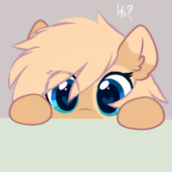 Size: 1400x1400 | Tagged: safe, artist:mirtash, oc, oc only, oc:mirta whoowlms, pony, rcf community, cute, female, gray background, heart eyes, simple background, solo, text, wingding eyes