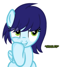 Size: 712x670 | Tagged: safe, artist:sapphireartemis, oc, oc only, oc:sapphire skies, pegasus, pony, female, mare, simple background, solo, transparent background, white outline