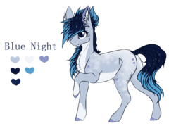 Size: 840x601 | Tagged: safe, artist:luuny-luna, oc, oc only, oc:blue night, earth pony, pony, female, mare, reference sheet, simple background, solo, transparent background
