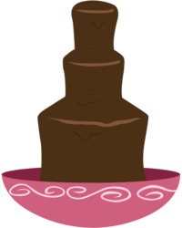 Size: 1600x2000 | Tagged: safe, artist:pageturner1988, a bird in the hoof, g4, bowl, chocolate, chocolate fountain, food, no pony, resource, simple background, transparent background, vector