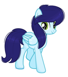 Size: 1024x1160 | Tagged: safe, artist:talentspark, oc, oc only, oc:sapphire skies, pegasus, pony, female, mare, simple background, solo, transparent background