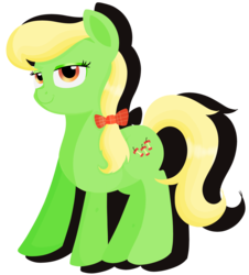 Size: 2714x3000 | Tagged: safe, artist:rainbowtashie, apple munchies, pony, g4, apple family member, high res, lineless, simple background, solo