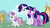 Size: 1280x720 | Tagged: safe, screencap, rarity, sweetie belle, twilight sparkle, pony, unicorn, g4, my little pony: friendship is magic, the cutie pox, female, filly, mare, unicorn twilight, varying degrees of want