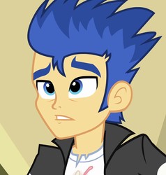 Size: 1026x1080 | Tagged: safe, screencap, flash sentry, equestria girls, g4, my little pony equestria girls, clothes, cropped, jacket, male, shocked, solo