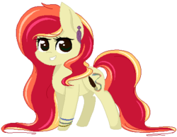 Size: 450x350 | Tagged: safe, artist:blocksy-art, oc, oc only, oc:sketchy charm, earth pony, pony, chibi, female, mare, simple background, solo, transparent background