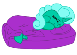 Size: 1510x1080 | Tagged: safe, artist:徐詩珮, glitter drops, pony, unicorn, g4, my little pony: the movie, eyes closed, pillow, simple background, sleeping, transparent background