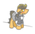 Size: 920x908 | Tagged: safe, artist:orbitalaerospace, oc, oc only, oc:flint spark, earth pony, pony, blushing, choker, clothes, crossdressing, dress, maid, male, simple background, solo, stallion, transparent background, trap