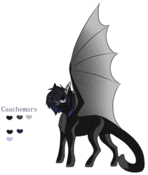 Size: 966x1144 | Tagged: safe, artist:luuny-luna, oc, oc only, oc:cauchemars, bat pony, pony, male, reference sheet, simple background, solo, stallion, transparent background