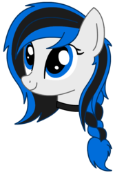 Size: 600x900 | Tagged: safe, artist:rivet97, oc, oc only, oc:rivet svechkar, earth pony, pony, braid, bust, cute, female, looking up, mare, simple background, solo, transparent background
