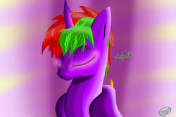 Size: 1024x683 | Tagged: safe, artist:blueberrykamquat, oc, oc only, oc:xelxin, dracony, hybrid, pony, icon, prince, profile picture