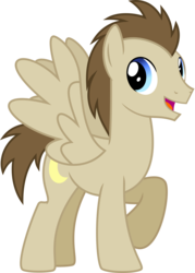 Size: 4288x6000 | Tagged: safe, artist:chainchomp2, crescent pony, mane moon, pegasus, pony, g4, hurricane fluttershy, absurd resolution, background pony, male, simple background, solo, spread wings, stallion, transparent background, vector, wings