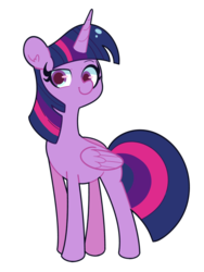 Size: 1200x1600 | Tagged: safe, artist:turtlefarminguy, twilight sparkle, alicorn, pony, g4, cute, female, looking at you, mare, simple background, solo, transparent background, twiabetes, twilight sparkle (alicorn)