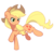 Size: 1280x1280 | Tagged: safe, artist:turtlefarminguy, applejack, earth pony, pony, g4, action pose, applejack's hat, clothes, cowboy hat, female, freckles, hat, mare, simple background, transparent background