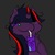 Size: 400x400 | Tagged: safe, artist:sinsays, twilight sparkle, pony, unicorn, ask corrupted twilight sparkle, g4, :3, aluminum can, bed mane, bendy straw, cheek fluff, chest fluff, corrupted, corrupted twilight sparkle, crystal d, curved horn, dark, dark equestria, dark magic, dark queen, dark world, drinking straw, ear fluff, female, fluffy, horn, leg fluff, magic, neck fluff, part of a series, possessed, queen twilight, soda, solo, sombra eyes, sombra horn, tumblr, tyrant sparkle, unicorn twilight