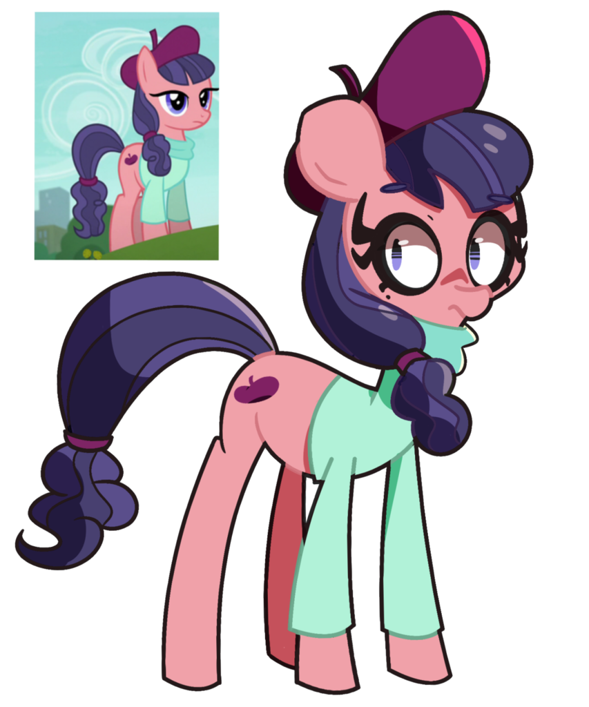 #1946679 - safe, artist:turtlefarminguy, raspberry beret, earth pony ...