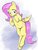 Size: 908x1190 | Tagged: safe, artist:seidouryu, fluttershy, pegasus, pony, g4, belly button, bipedal, blushing, cute, female, hooves to the chest, looking at you, mare, shyabetes, solo, spread wings, three quarter view, wings