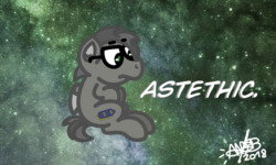 Size: 500x300 | Tagged: safe, oc, pegasus, pony, floating, gray, green eyes, male, meme, space, space background, stallion