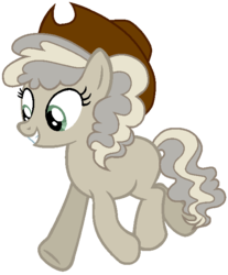 Size: 538x650 | Tagged: safe, artist:otakuchicky1, oc, oc only, earth pony, pony, female, mare, offspring, parent:burnt oak, parent:sweet biscuit, simple background, solo, transparent background