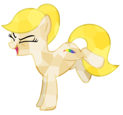 Size: 1384x1296 | Tagged: safe, artist:diamond-chiva, oc, oc only, oc:peacock studios, crystal pony, earth pony, pony, crystallized, female, mare, simple background, solo, transparent background