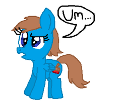 Size: 388x330 | Tagged: safe, artist:nightshadowmlp, oc, oc only, oc:court case, pegasus, pony, confused, dialogue, female, rule 63, solo, text, um