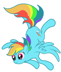 Size: 599x711 | Tagged: safe, artist:ultraspacemobile, rainbow dash, pony, g4, flying