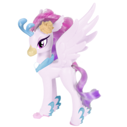 Size: 900x900 | Tagged: safe, edit, queen novo, classical hippogriff, hippogriff, g4, my little pony: the movie, female, hair, irl, photo, photoshop, toy, unofficial