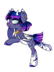 Size: 768x1024 | Tagged: safe, artist:akiiichaos, oc, oc only, pegasus, pony, female, horns, mare, simple background, solo, transparent background
