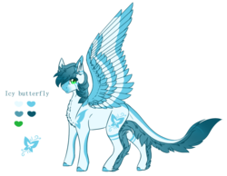 Size: 1096x850 | Tagged: safe, artist:luuny-luna, oc, oc only, oc:icy butterfly, pegasus, pony, male, reference sheet, simple background, solo, stallion, transparent background