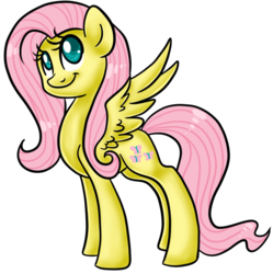 Size: 688x691 | Tagged: safe, artist:srsishere, fluttershy, pegasus, pony, g4, cutie mark, female, mare, simple background, smiling, solo, spread wings, transparent background, wings