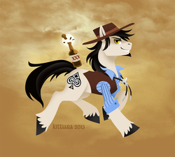 Size: 863x775 | Tagged: safe, artist:kittiara, oc, oc only, oc:wildcard, earth pony, pony, alcohol, beer, solo